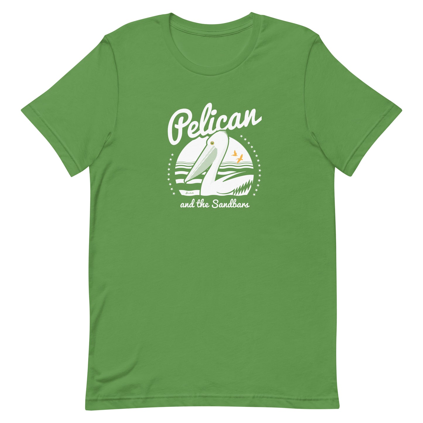Pelican and the Sandbars – Australian bird t-shirts