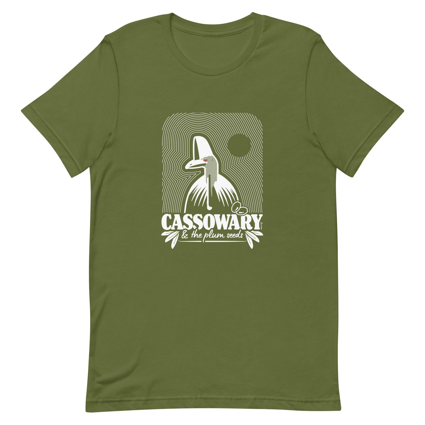 Cassowary & the Plum Seeds – Australian bird t-shirts