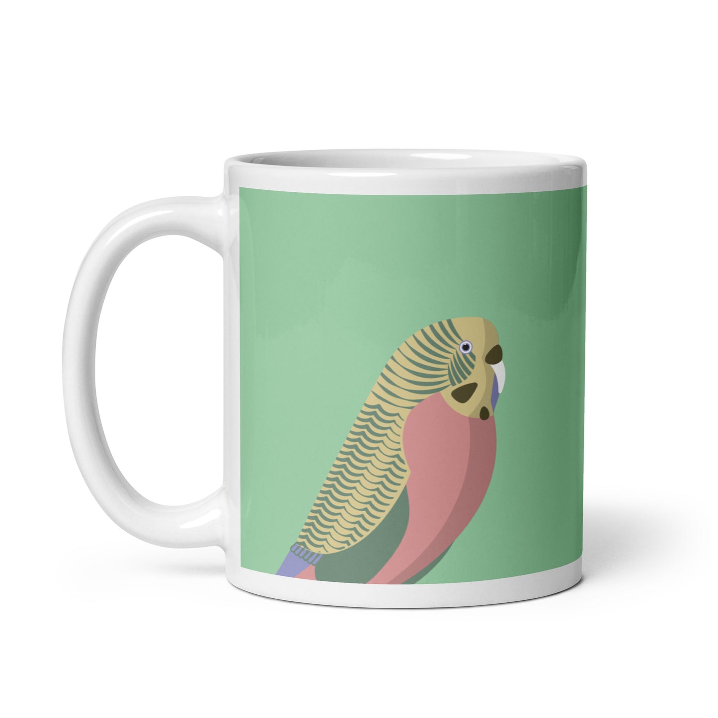 Budgie pastel – Australian bird mug