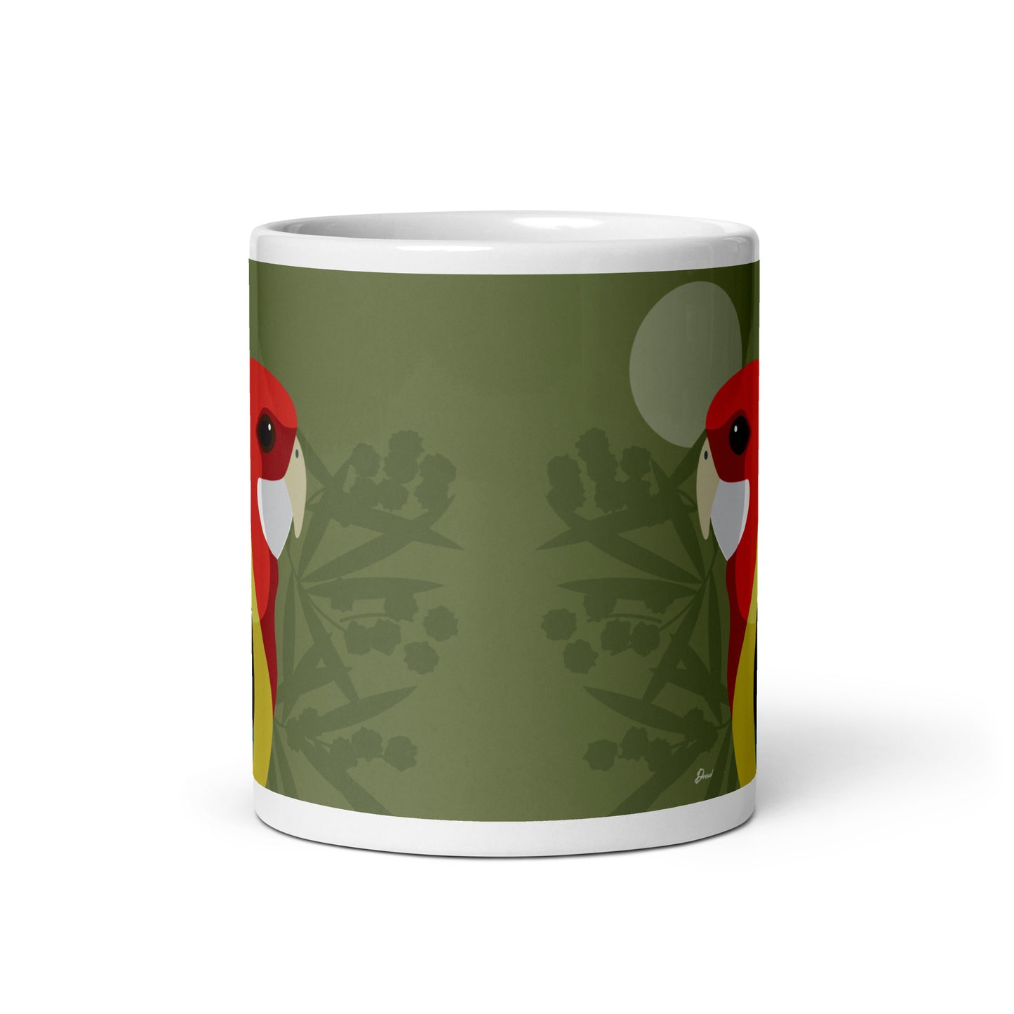Eastern Rosella –– Australian bird mugs