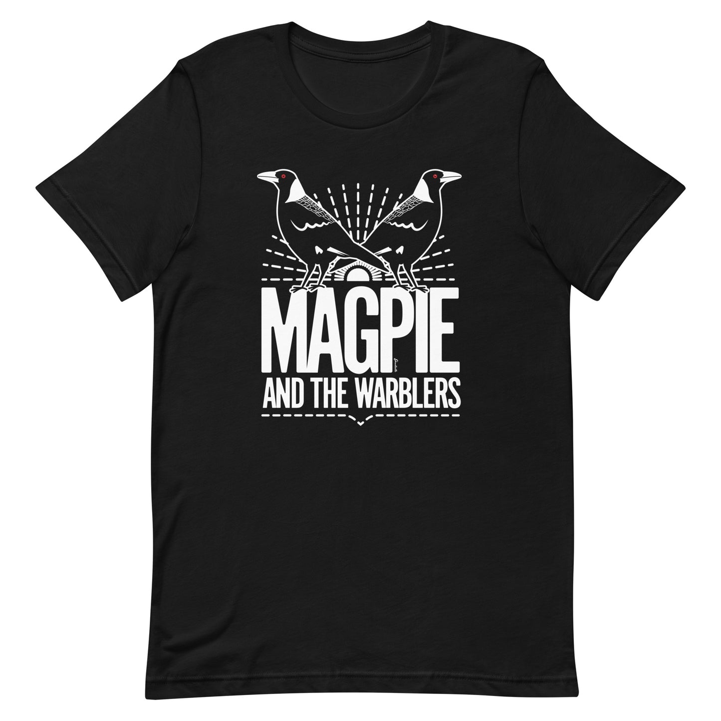 Magpie & the Warblers II  – Australian bird t-shirts