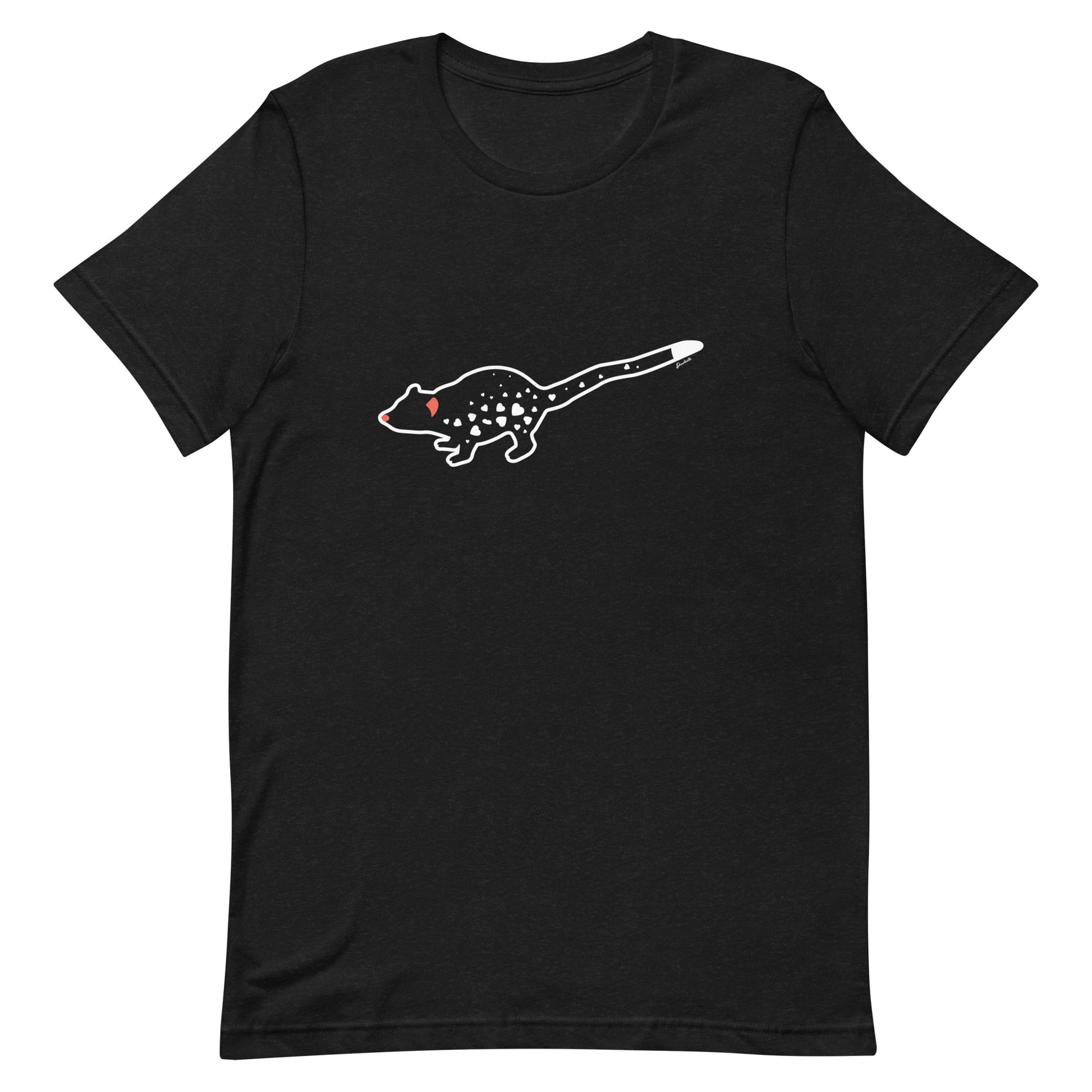 spotted quoll heart black heather